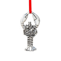 Lobster Pewter Christmas Ornament | Danforth Pewter