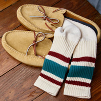 The Retro Stripe Socks- Teal/Berry (Unisex) (Copy)