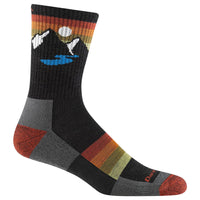 Darn Tough Men’s Sunset Ridge Micro Crew Hiking Sock - Charcoal