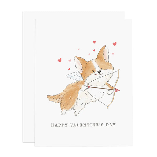 Ramus & Co. Cupid Dog Valentine's Day Greeting Card