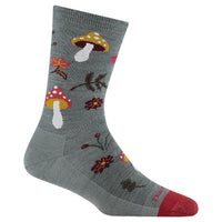 Darn Tough Women’s Shroom Bloom Crew Sock – Seafoam