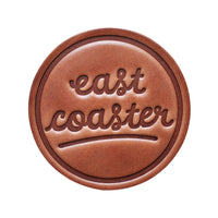 East Coaster Leather Coaster (Made in USA)