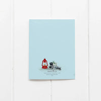 Ramus & Co. Santa Fisherman Greeting Card