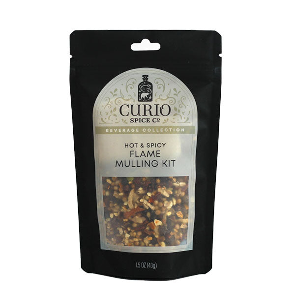 Packet of Curio Spice Co. Hot & Spicy Flame Mulling Kit