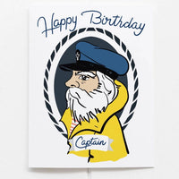 Ramus & Co. Happy Birthday Captain Greeting Card