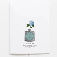 Ramus & Co. Rain Boot Hydrangeas Greeting Card