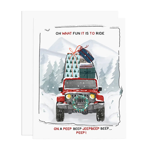 Ramus & Co. Jeep Holiday Greeting Card