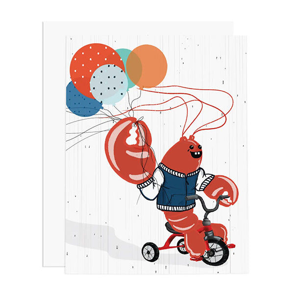 Ramus & Co. Lobster Balloons Greeting Card