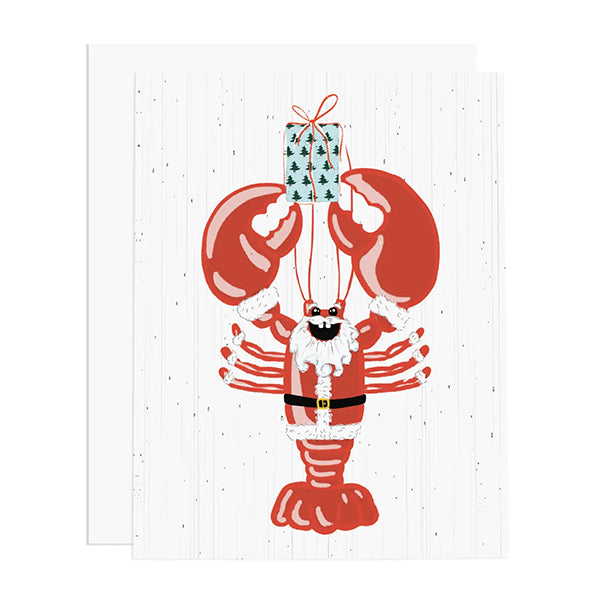 Ramus & Co. Lobster Santa Greeting Card