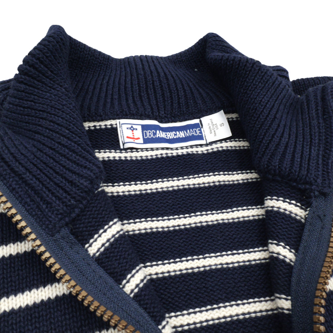 Schooner 1/4 Zip Sweater Navy (Unisex)