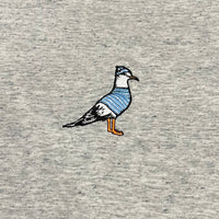 Embroidered Seagull Tee Shirt (Ash)