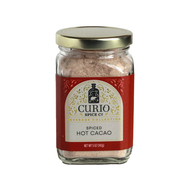 Curio Spice Co. Spiced Hot Chocolate Mix glass container