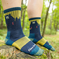 Darn Tough Women’s Bear Town Micro Crew Hiking Sock – Teal