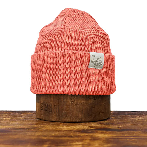 Upstate Stock Upcycled Watchcap - Coral