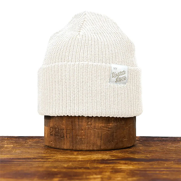 Upstate Stock Upcycled Watchcap - Ecru
