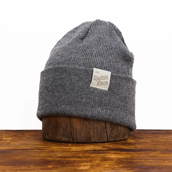 Upstate Stock American Mohair Beanie - Gray