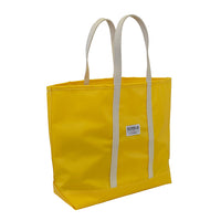 Steele Canvas large yellow colored vinyl tote bag