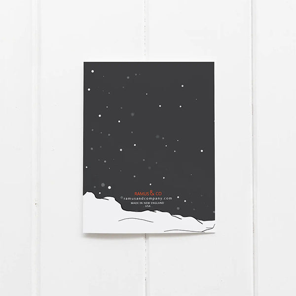 Ramus & Co. Yeti Sending Letters Greeting Card