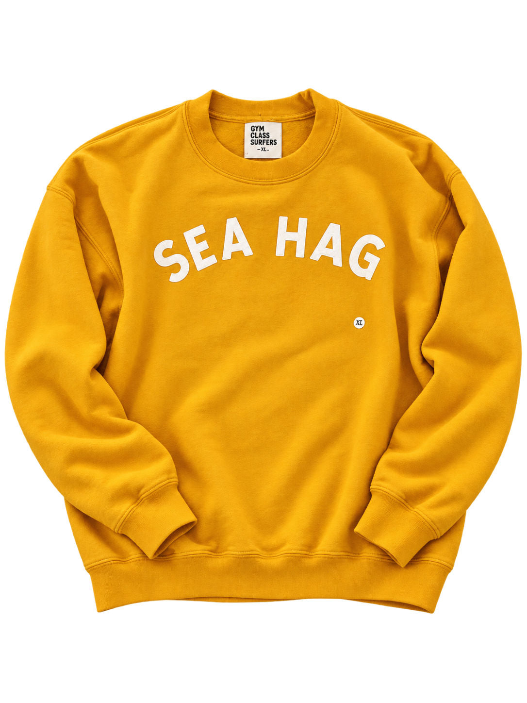 Vintage Sea Hag Sweatshirt – Golden Yellow & Ivory - XL