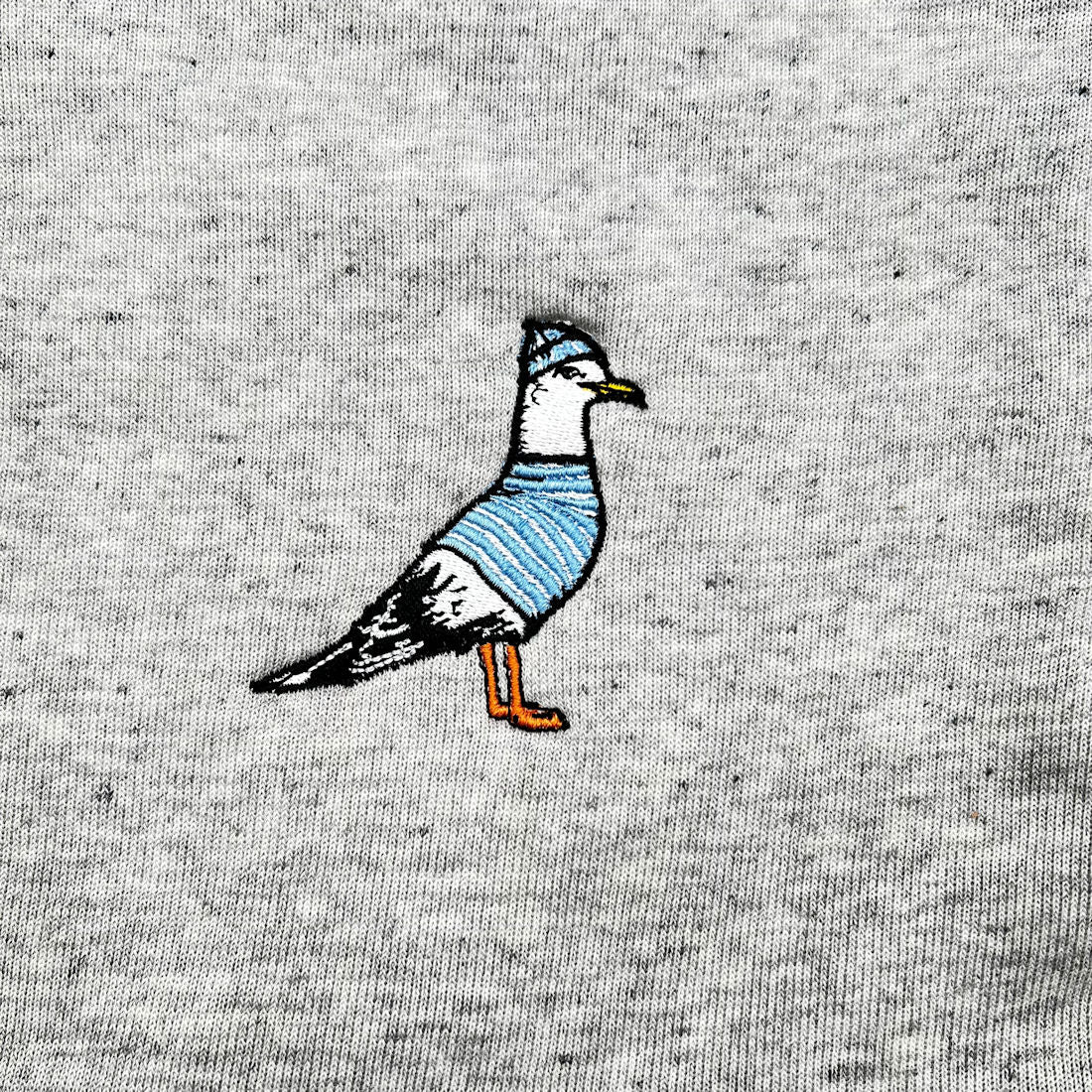 DBC Embroidered Seagull Hoodie - ASH (Unisex)