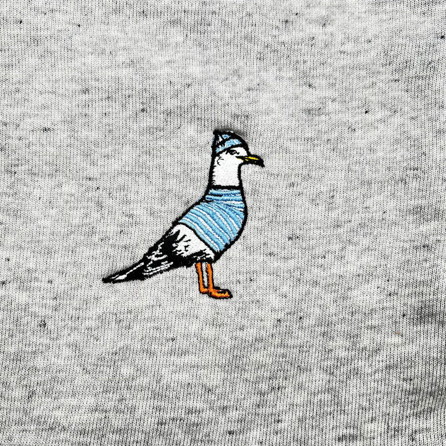 DBC Embroidered Seagull Hoodie - ASH (Unisex)
