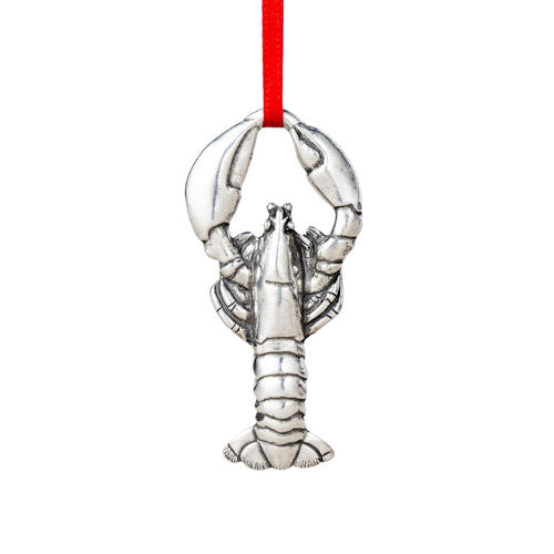 Lobster Pewter Christmas Ornament | Danforth Pewter