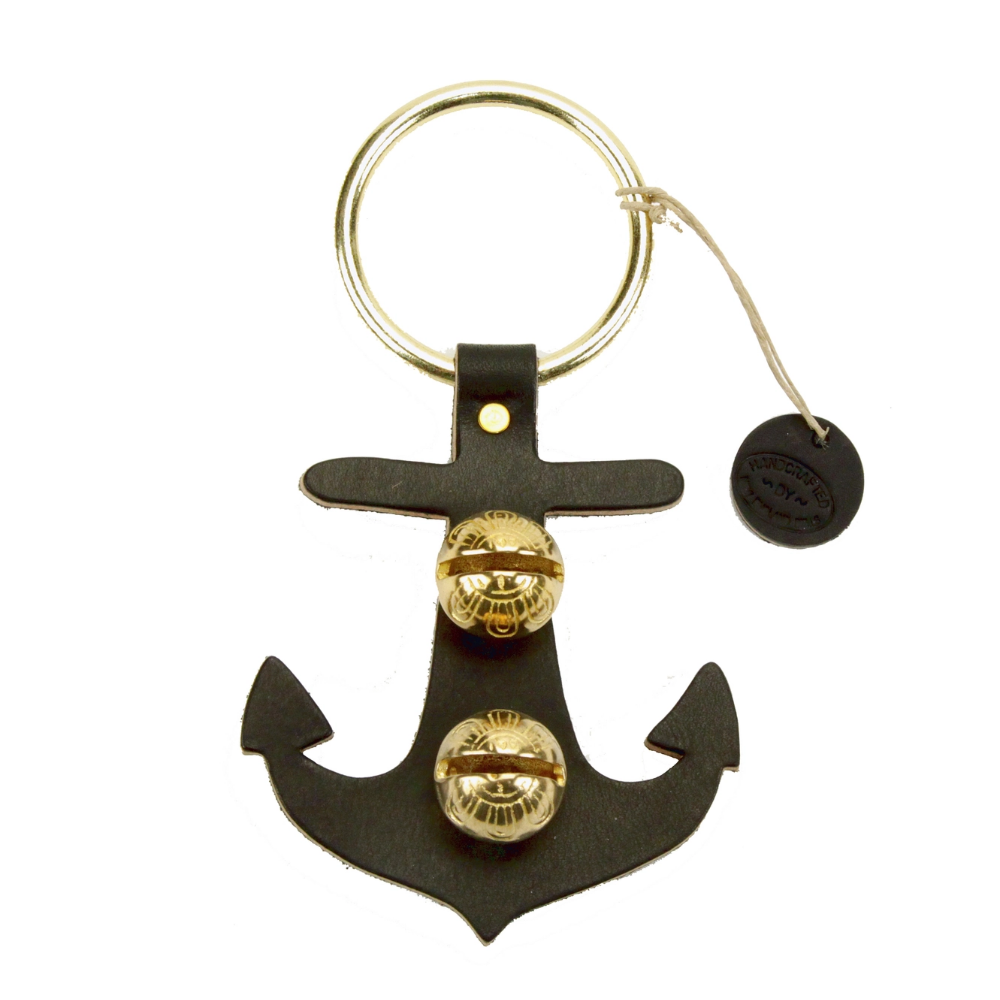 New England Anchor Sleigh Bell Door Hanger
