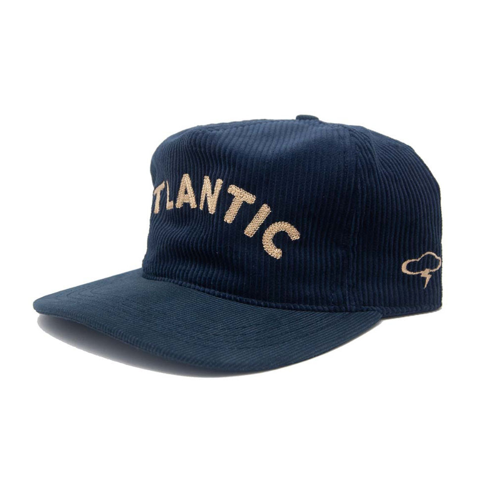 Ampal Creative Atlantic III Navy Corduroy Strapback Hat | Made in USA
