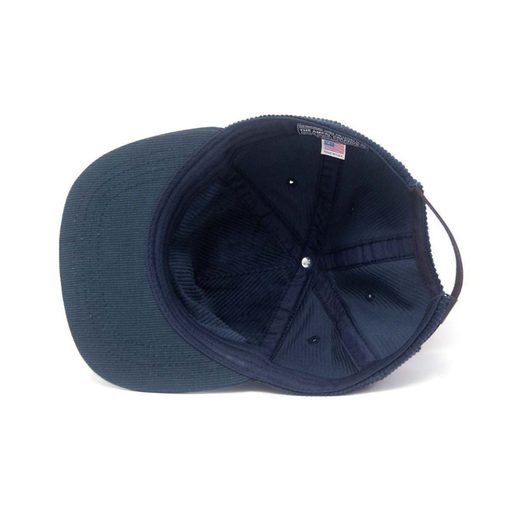 Ampal Creative Atlantic III Navy Corduroy Strapback Hat | Made in USA