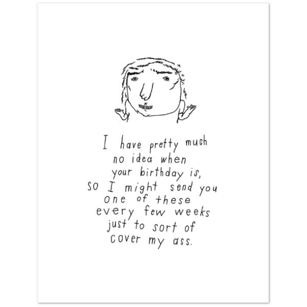 Mountains vs Plains Greeting Card - Birthday Cover My Ass