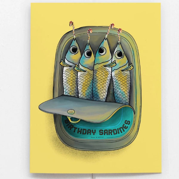 Ramus & Co. Birthday Sardines Greeting Card