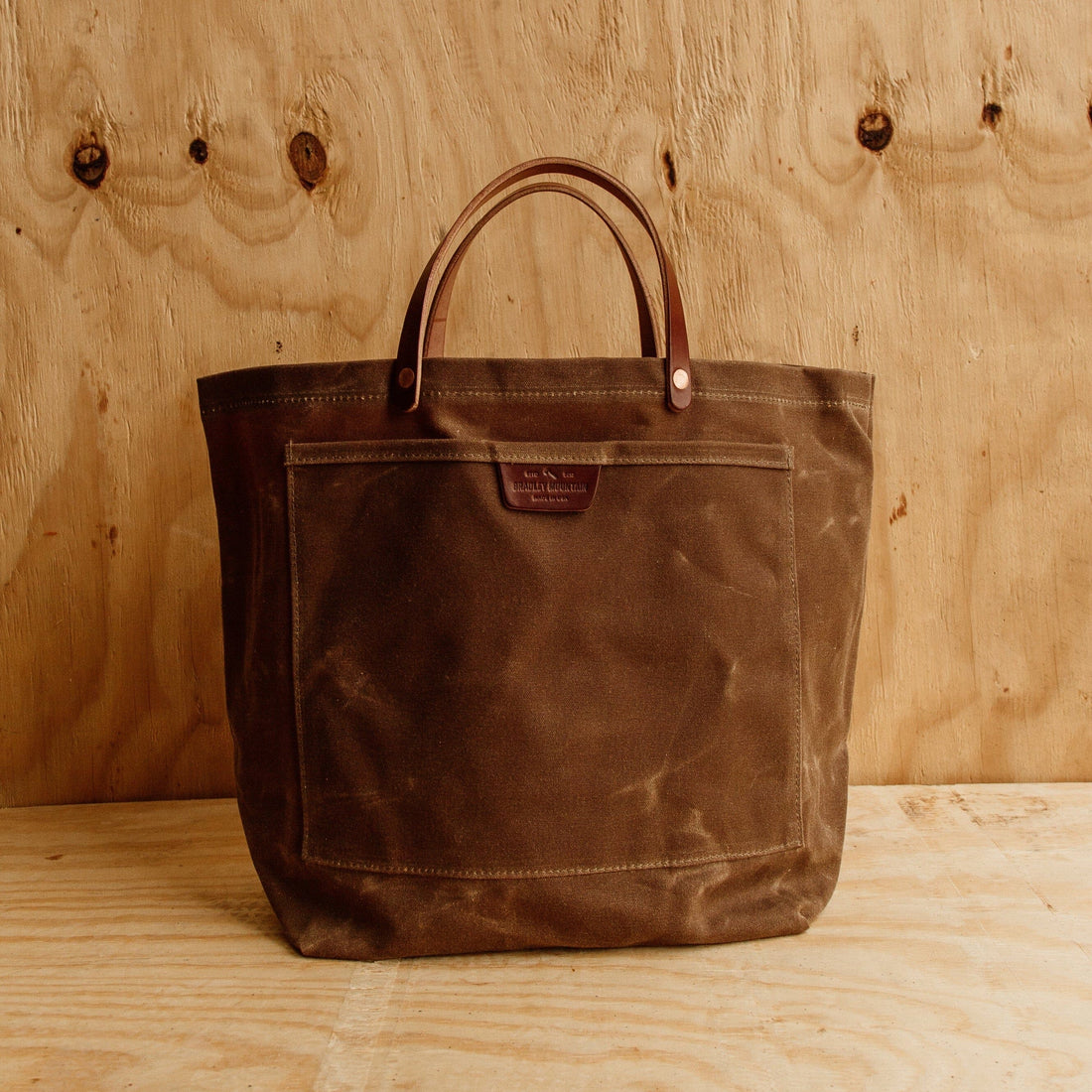 Bradley Mountain Coal Tote – Brush Brown