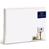 Charlie Brown Mailbox Flat Notecards | E. Frances x Peanuts®