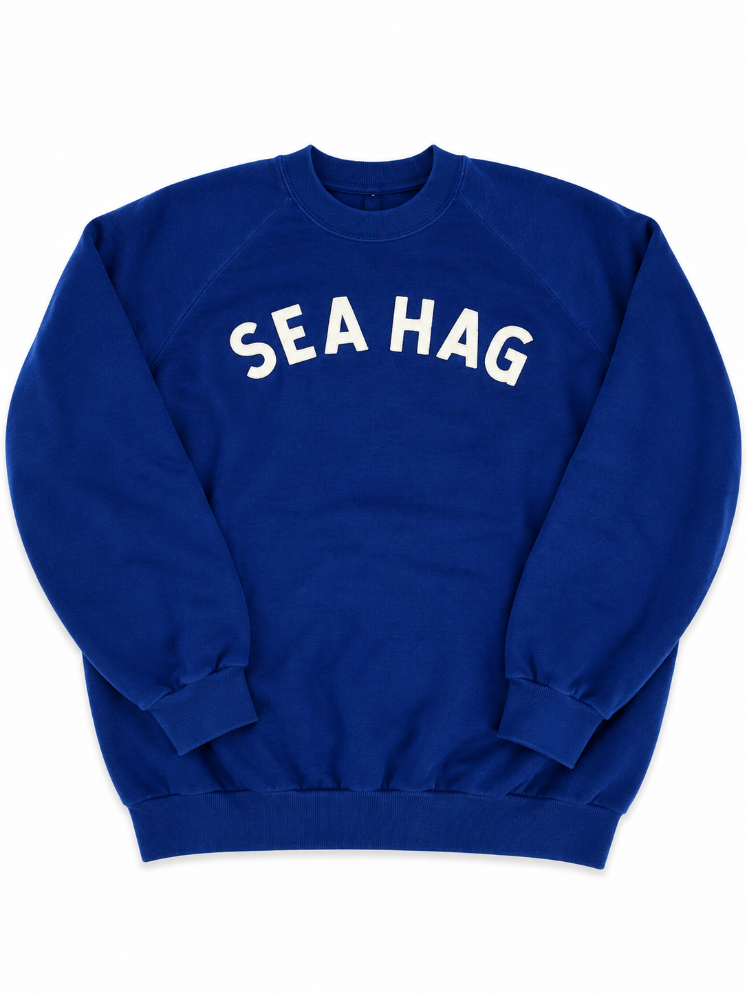 Sea Hag Vintage Royal Blue & Cream Crewneck Sweatshirt - XL