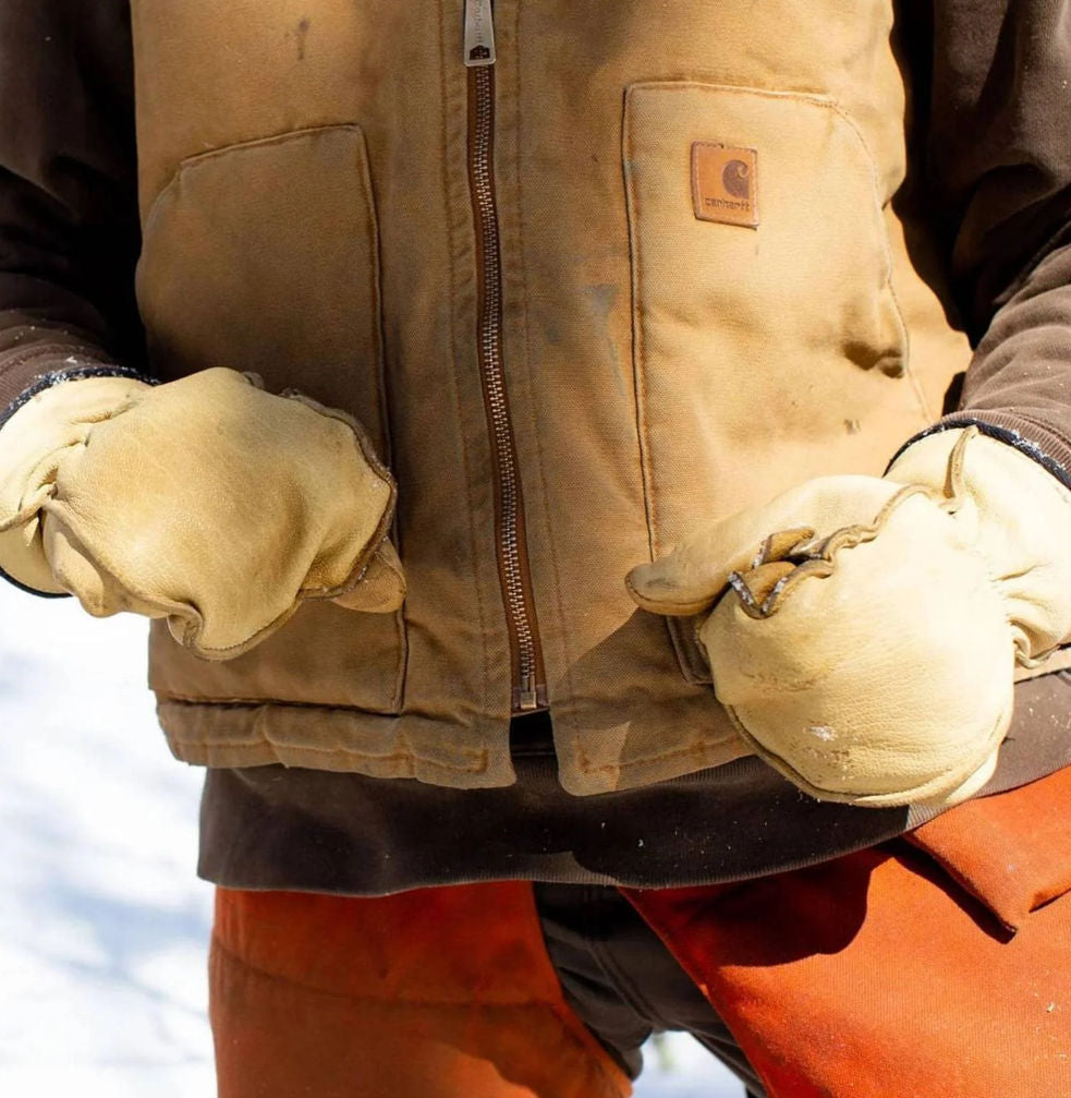 Chopper’s Mitt – Goat Leather Work Mittens with Wool Liner (Made in Vermont)