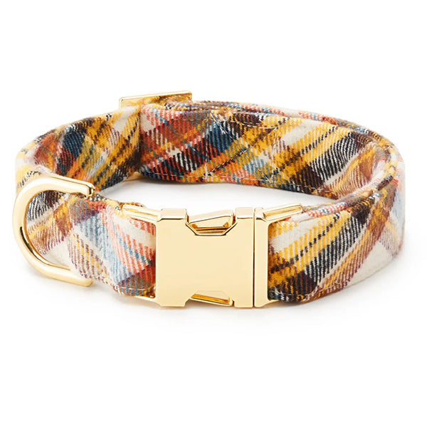 The Foggy Dog Cornucopia Flannel Fall Collar