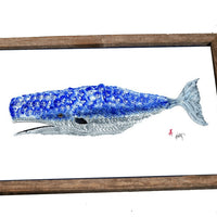 Whale Driftwood Serving Tray (12x18) – Coastal Nautical Decor Tray