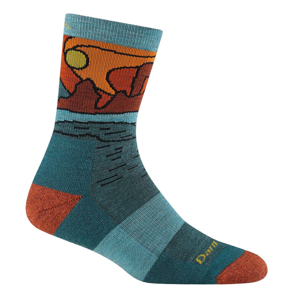 Darn Tough Women’s Celeste Micro Crew Hiking Sock – Teal