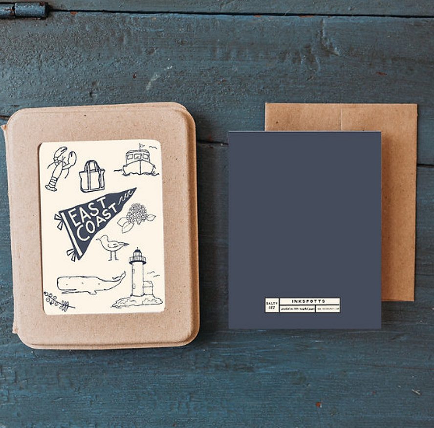 East Coast Greeting Card Set | Boxed Coastal Notecards (10 Pack)