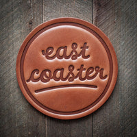 East Coaster Leather Coaster (Made in USA)