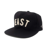Ampal Creative EAST Snapback Hat | Made in USA Flat Brim Cap