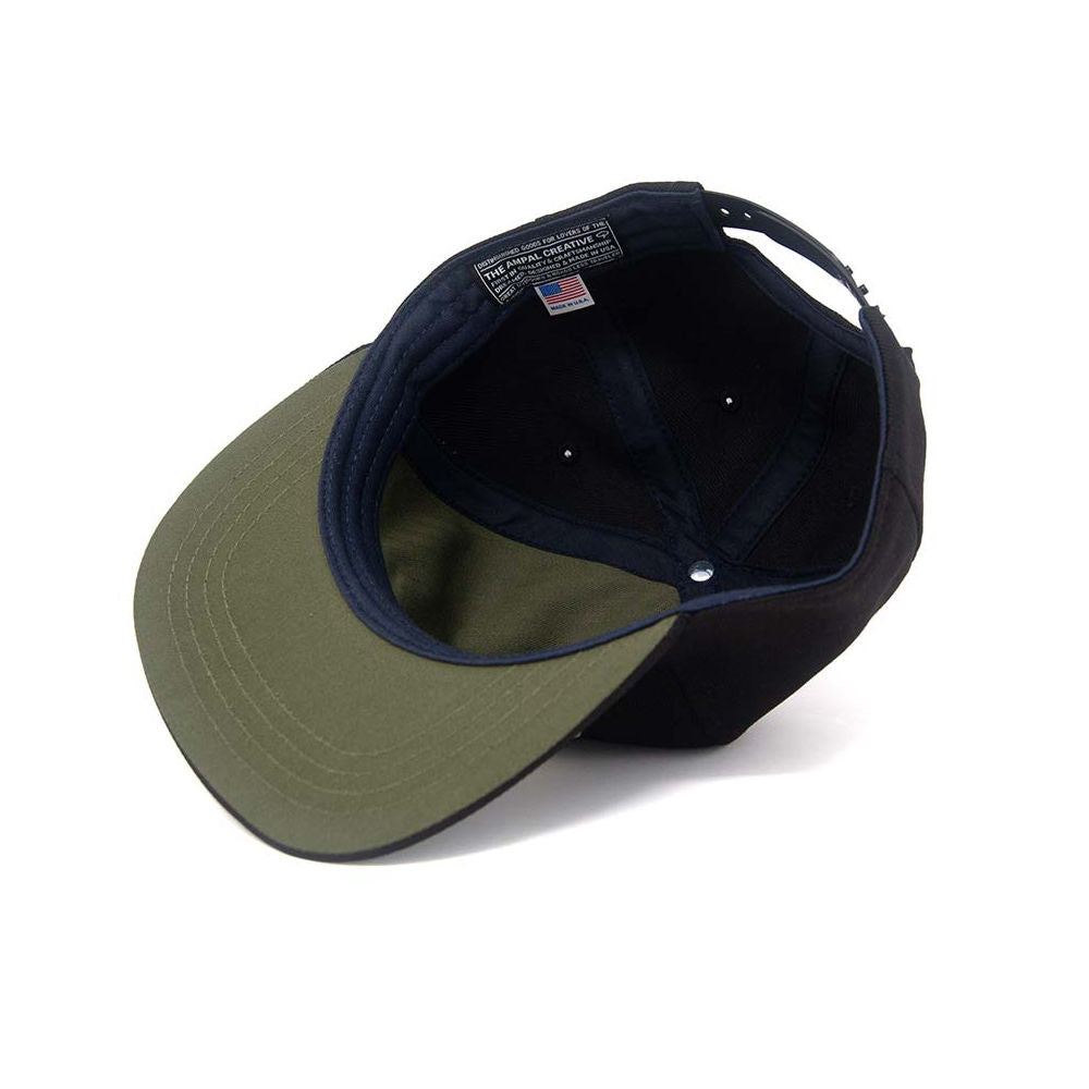 Ampal Creative EAST Snapback Hat | Made in USA Flat Brim Cap