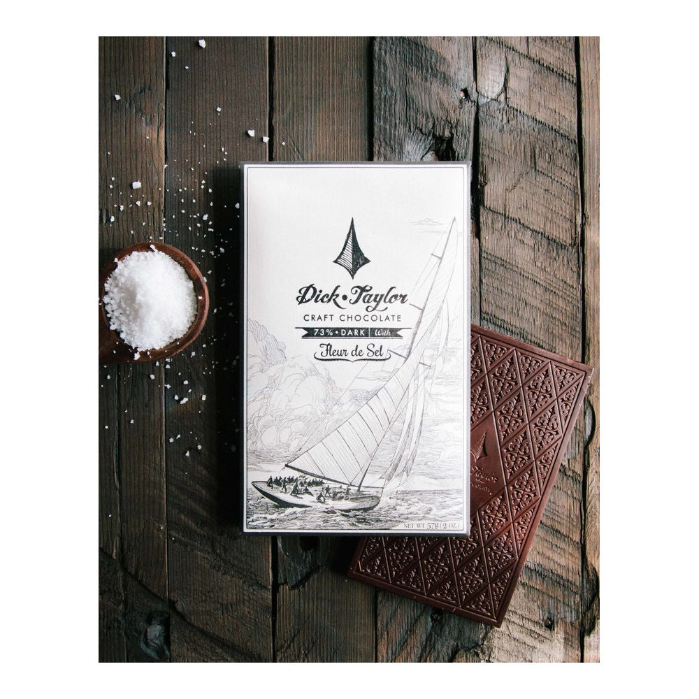 Fleur de Sel 73% Dark Chocolate – Bean to Bar Chocolate