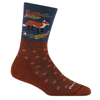 Darn Tough Women's Wild Life Crew Socks – Fox Foliage | Made in USA
