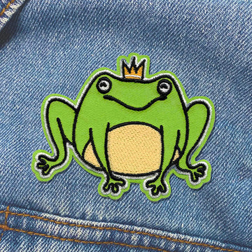 Frog King Patch