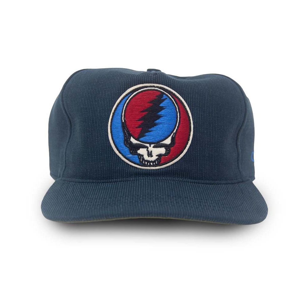 Ampal Creative x Grateful Dead Stealie Navy Snapback Hat | Made in USA