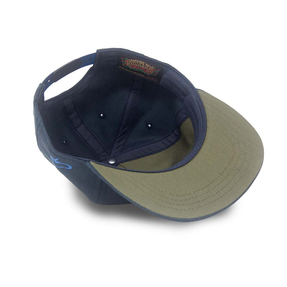 Ampal Creative x Grateful Dead Stealie Navy Snapback Hat | Made in USA