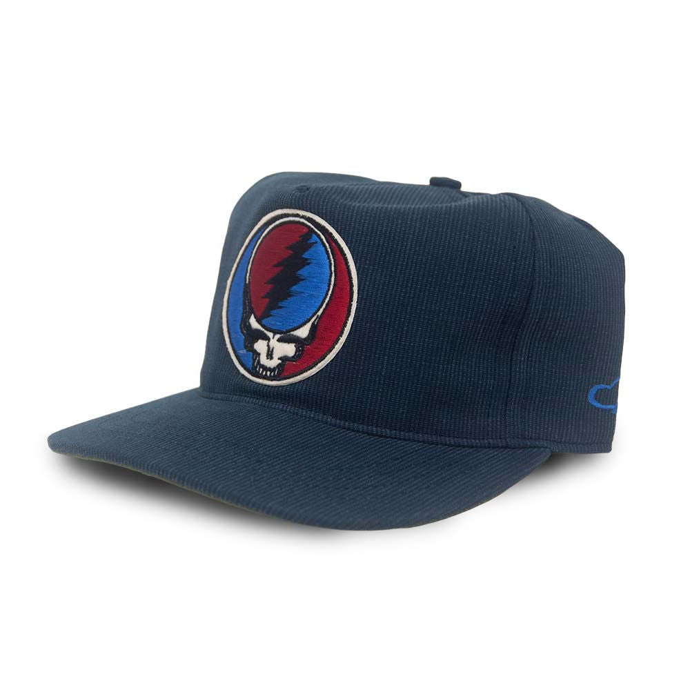 Ampal Creative x Grateful Dead Stealie Navy Snapback Hat | Made in USA