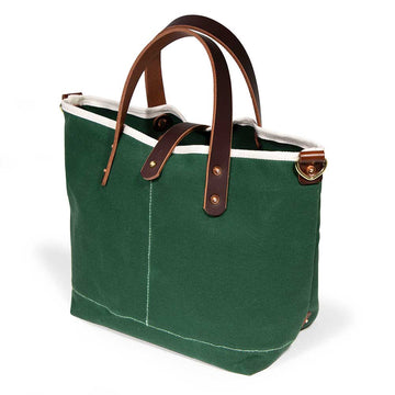 Tennis Green Waxed Canvas Mini Tote