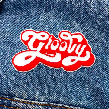 Red Groovy Patch